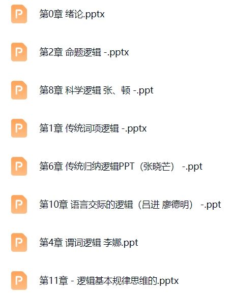 马工程《逻辑学》第二版 全套PPT课件