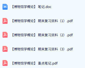 专业课《博物馆学概论》期末试题答案+复习重点及笔
