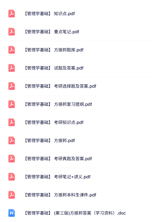 方振邦《管理学基础》真题及答案+笔记讲义+复习提纲
