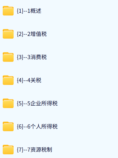 河北经贸大学 中国税制（李雪筠版）李金荣36课时 含课件 高清 手机可看