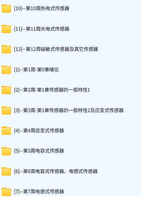 武汉大学 传感器技术 吴琼水99讲 含课件 高清 手机可看