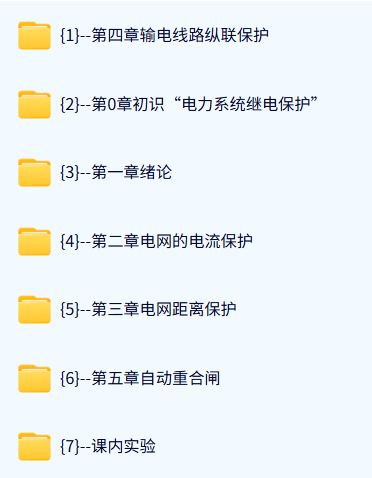 中国计量大学 电力系统继电保护（张保会版）王颖47课时 含课件 高清 手机可看
