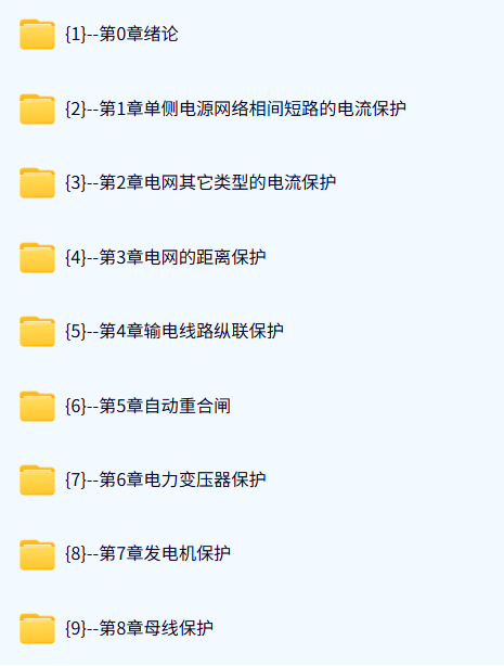 兰州交通大学 电力系统继电保护（张保会版）王思华41讲 含课件 高清 手机可看