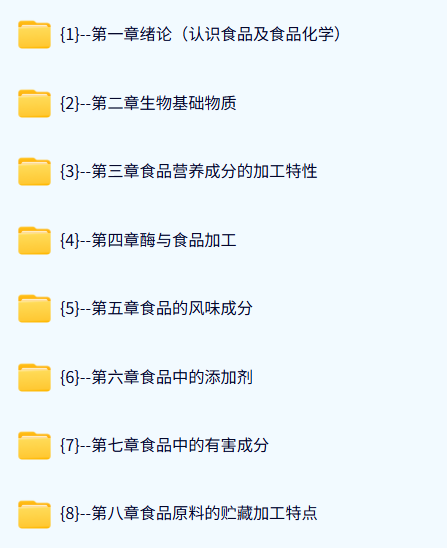 苏州农业职业技术学院 食品化学（夏红版）23课时 含课件 高清 手机可看