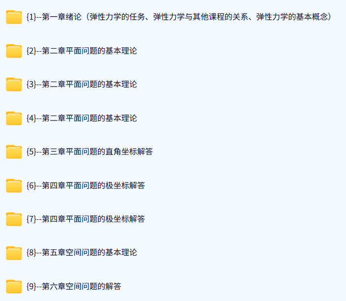 河南理工大学 弹性力学（徐芝纶4版）王钦亭41课时 含课件 高清 手机可看