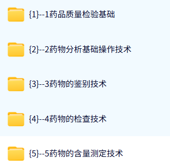 重庆医药高等专科学校 药物分析（唐倩3版）20课时 含课件 高清 手机可看