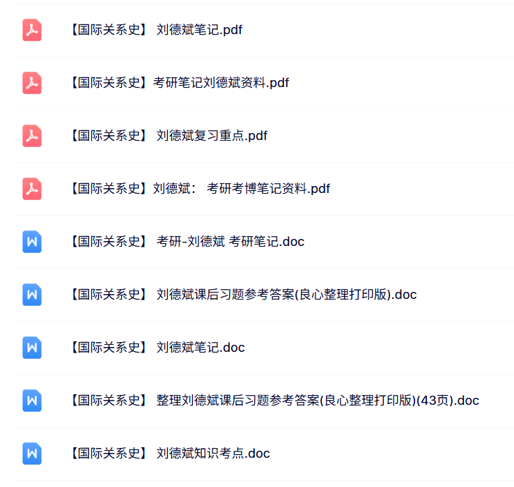 刘德斌《国际关系史》复习重点+考研笔记+课后习题及答案