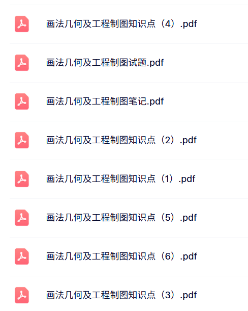 专业课《画法几何及工程制图》知识点+重点笔记+试题及答案