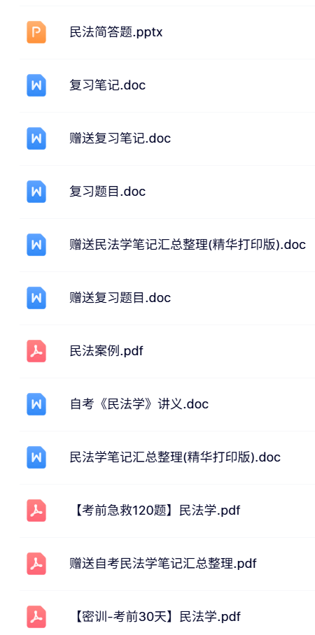 00242《民法学》自考资料+考前押题+历年真题及答案