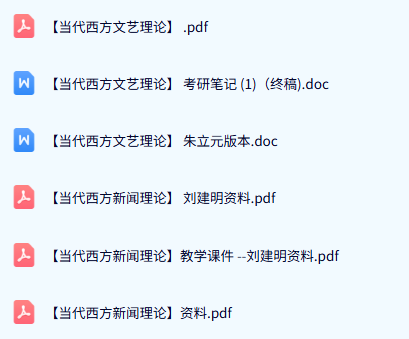 专业课《当代西方文艺理论》试题及答案+知识点+重点笔记