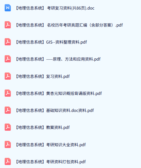 专业课《地理信息系统》试题及答案+知识点+复习资料