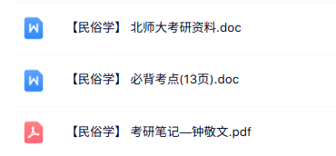 专业课《民俗学》知识点+重点笔记