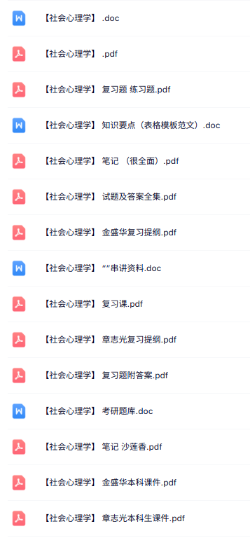 专业课《社会心理学》知识点+重点笔记+试题及答案