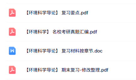 专业课《环境科学导论》知识点+重点笔记+试题及答案