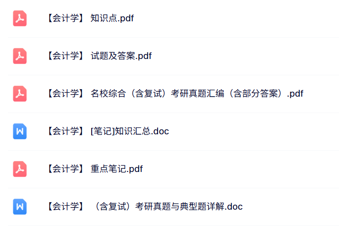 专业课《会计学》知识点+重点笔记+试题及答案