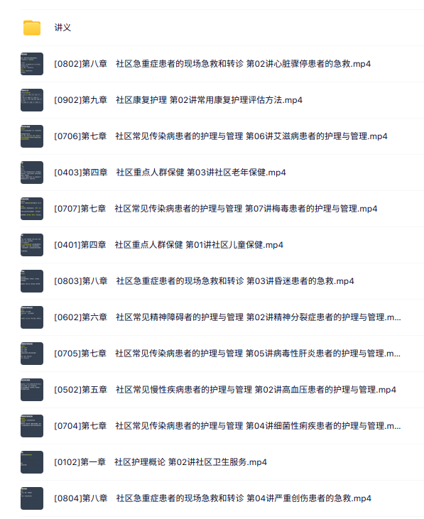 2026主管护师《社区护理学》讲义资料+配套网课