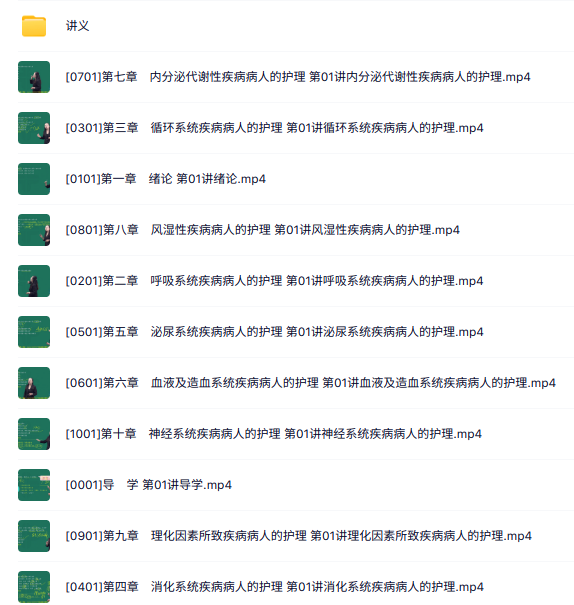 2026初级护师《内科护理学》讲义资料+名师精讲课程