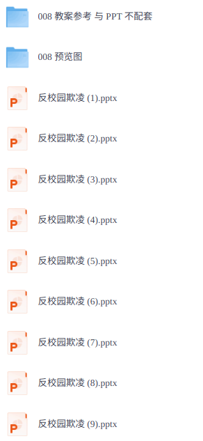 防霸凌教育培训 22套 PPT课件（送参考教案）