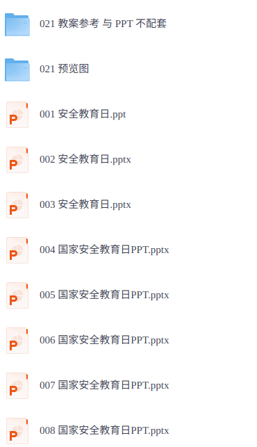 安全教育日教育培训 18套 PPT课件（送参考教案）