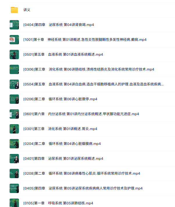 2026主管护师《内科护理学》讲义资料+视频课程