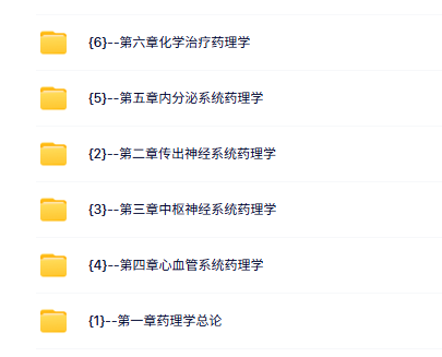 天津医科大学 药理学 宋君秋32课时 含课件 高清 手机可看