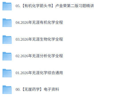 2026年考研化学综合（各大机构网课+历年真题+复习资料）