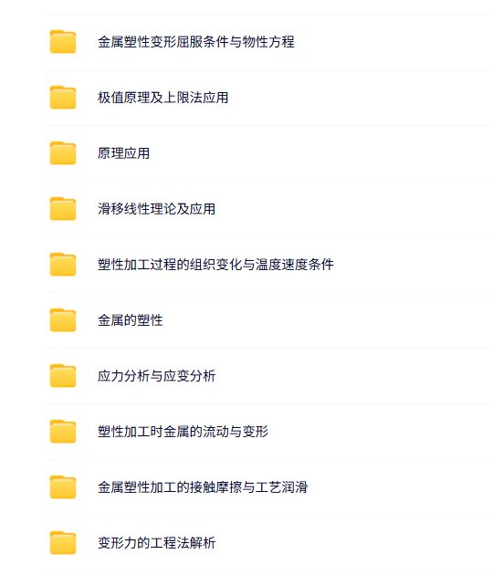 中南大学《金属塑性加工原理》杨杨 PPT教学课件 讲义视频 教程讲解