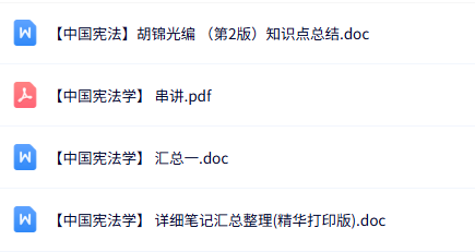 专业课《中国宪法学》知识点+重点笔记+试题及答案