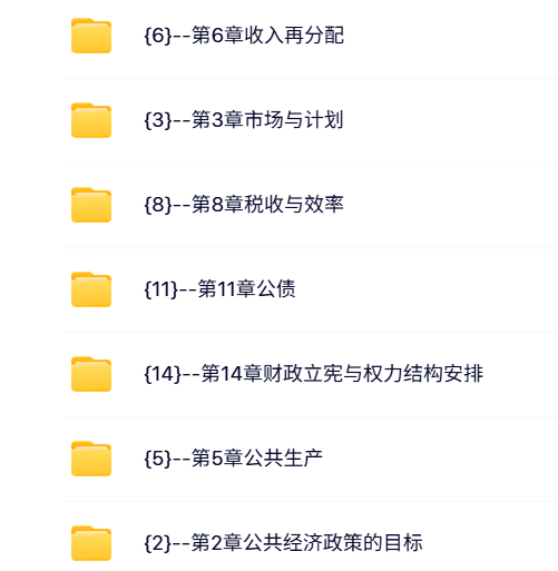 上海财经大学 蒋洪 公共经济学 (财政学)  PPT教学课件 视频教程讲解