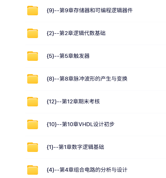 西安电子科技大学 杨颂华版 数字电子技术基础 PPT教学课件 视频教程讲解