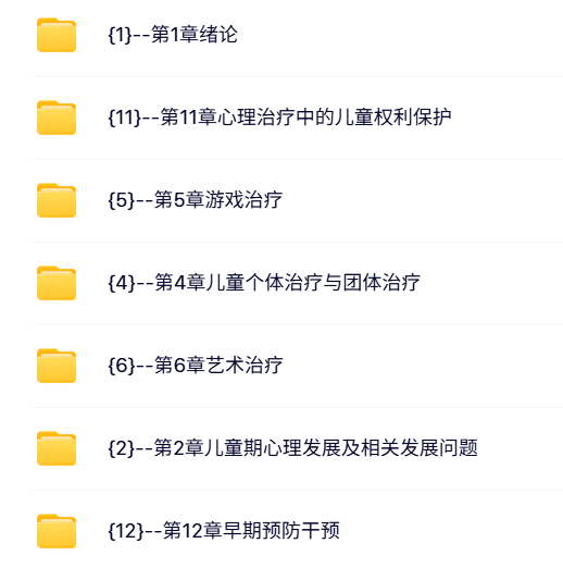 南京师范大学 傅宏 儿童心理咨询与治疗 PPT教学课件 视频教程讲解