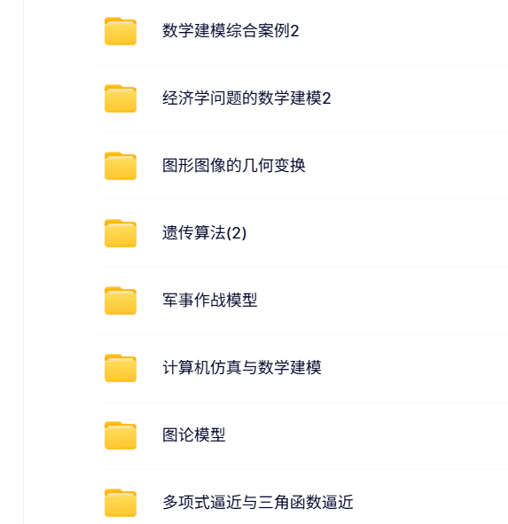 国防科技大学 数学建模  PPT教学课件 视频教程讲解