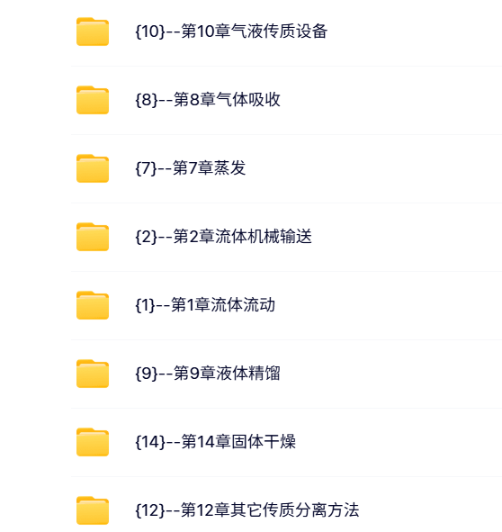 华东理工大学 陈敏恒版 化工原理 PPT教学课件 视频教程讲解