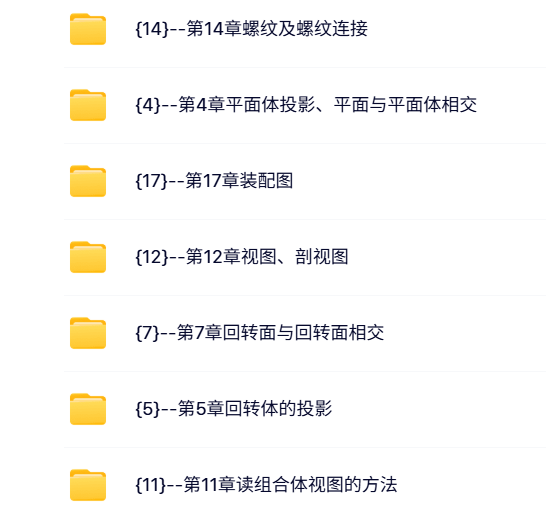 重庆大学 丁一 工程制图 PPT教学课件 视频教程讲解