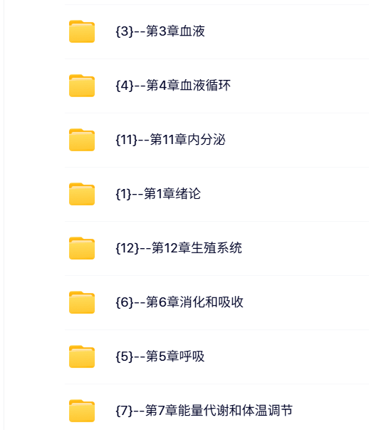 中南大学 罗自强 生理学 PPT教学课件 视频教程讲解