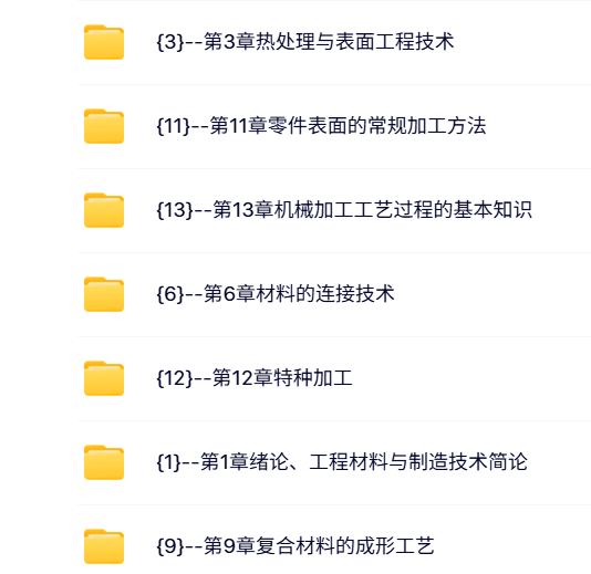 山东大学 孙康宁 工程材料与机械制造基础 PPT教学课件 视频教程讲解