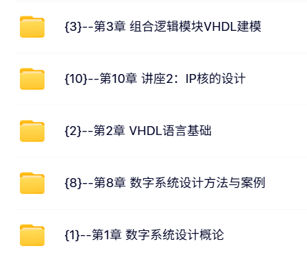 华南理工大学 徐向民 数字系统设计 PPT教学课件 视频教程讲解